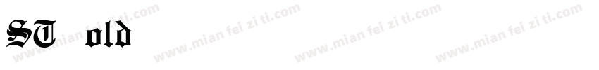 ST old English字体转换